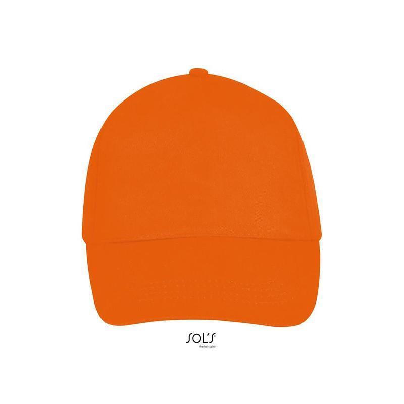 5-panelowa czapka z daszkiem SOL'S BUZZ-Orange