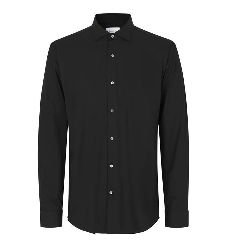 Męska koszula easy care SS Hybrid Shirt modern S50-Black