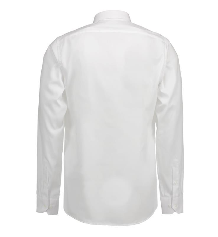 Męska koszula non iron SS Fine Twill slim SS30-White