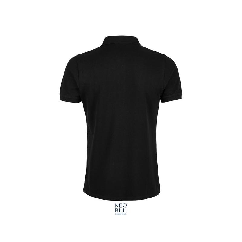 Męska koszulka polo premium NEOBLU OWEN MEN-Deep black