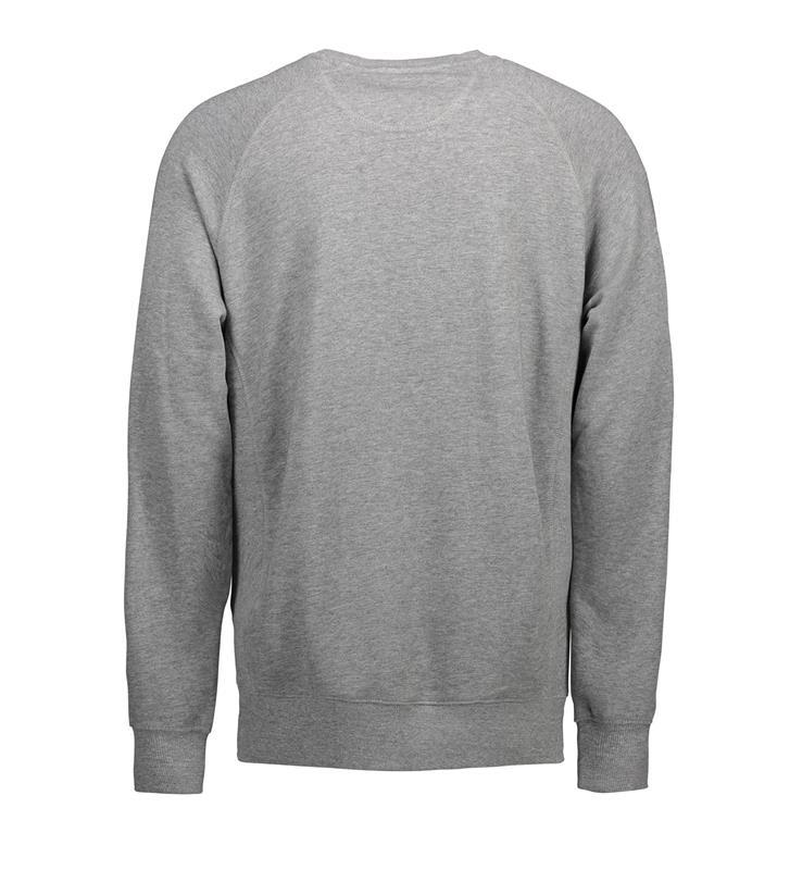 Ekskluzywna bluza crewneck ID 0613-Grey melange