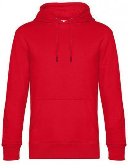B&C KING Hooded Sweat_°– Red