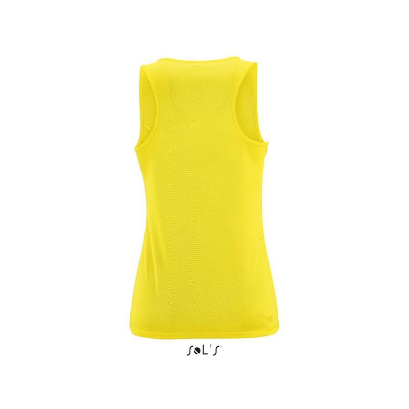 Damski top sportowy SOL'S SPORTY TT WOMEN-Neon yellow