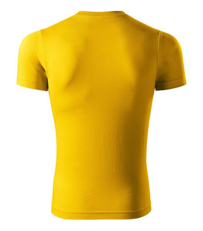 Koszulka unisex PICCOLIO Paint P73-żółty