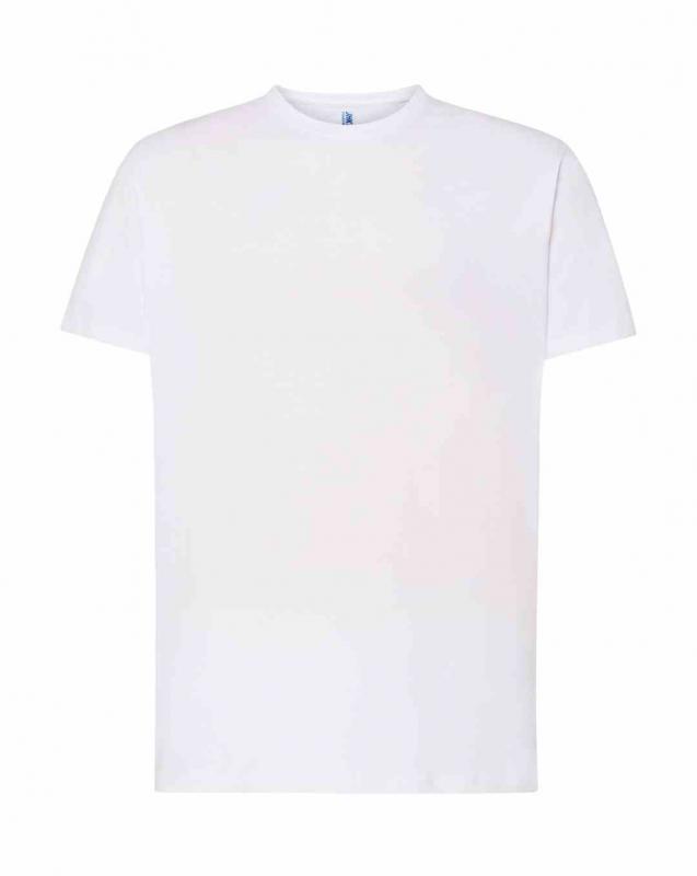 Męski t-shirt klasyczny JHK TSRA 190-White