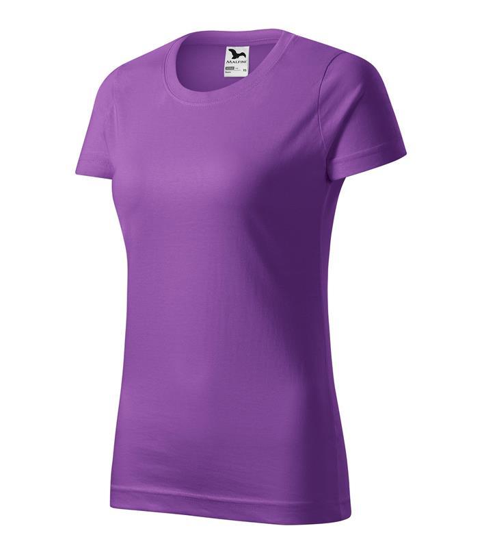 Damski t-shirt koszulka MALFINI Basic 134-fioletowy