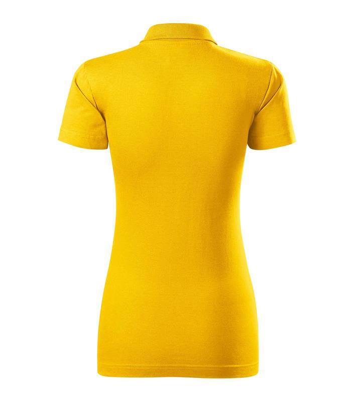 Damska koszulka polo MALFINI Single J. 223-żółty