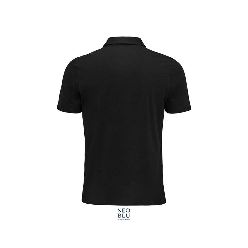 Męska koszulka polo premium NEOBLU OCTAVE MEN-Deep black