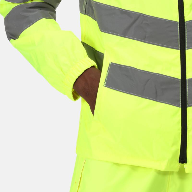 Wodoodporna kurtka odblaskowa Regatta Professional HI-VIS PRO PACKAWAY JACKET-Yellow