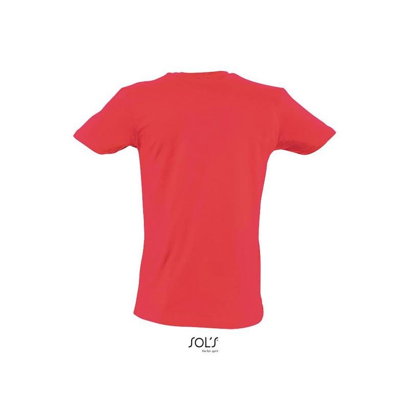 Koszulka męska V-neck SOL'S MASTER-Coral