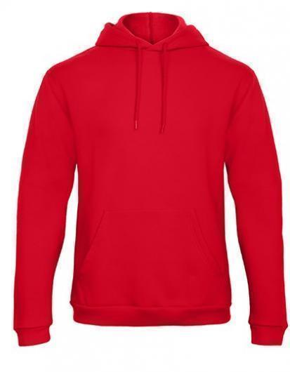 B&C ID.203 50/50 Hooded Sweatshirt– Red