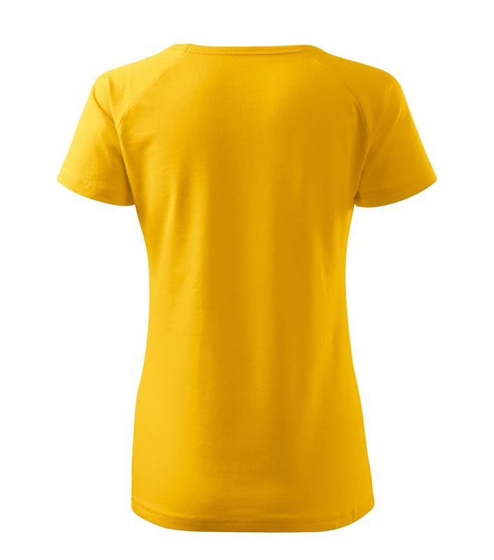 Damska koszulka MALFINI Dream 128-żółty