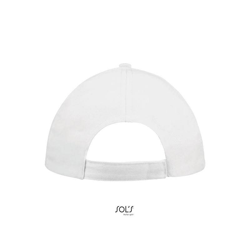 5-panelowa czapka z daszkiem SOL'S BUZZ-White