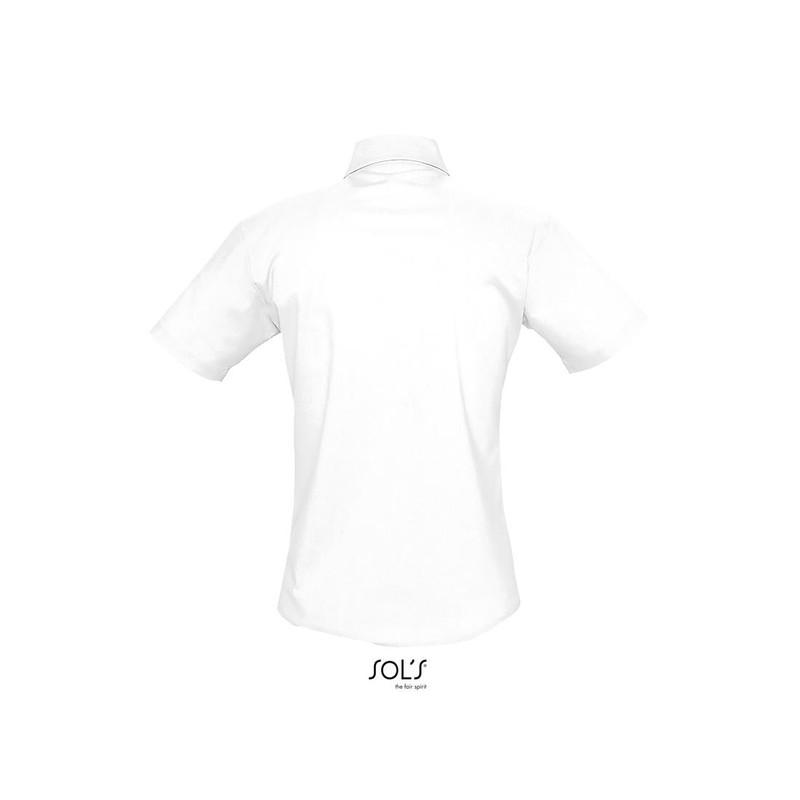 Damska koszula z krótkim rękawem SOL'S ELITE-White