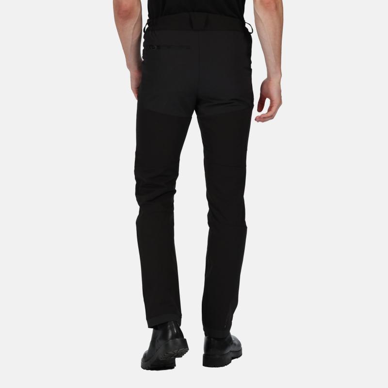 Męskie spodnie softshellowe Regatta Professional PROLITE STRETCH TROUSERS short-Black