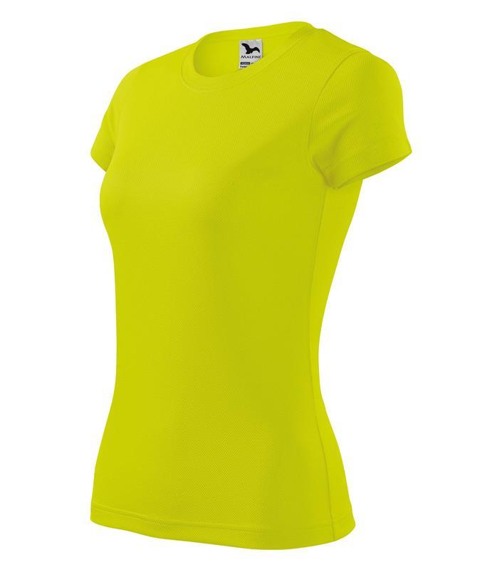 Damska koszulka techniczna MALFINI Fantasy 140-neon yellow