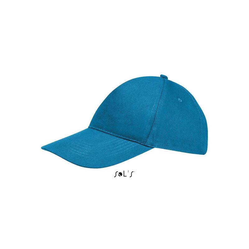 5-panelowa czapka z daszkiem SOL'S SUNNY-Aqua