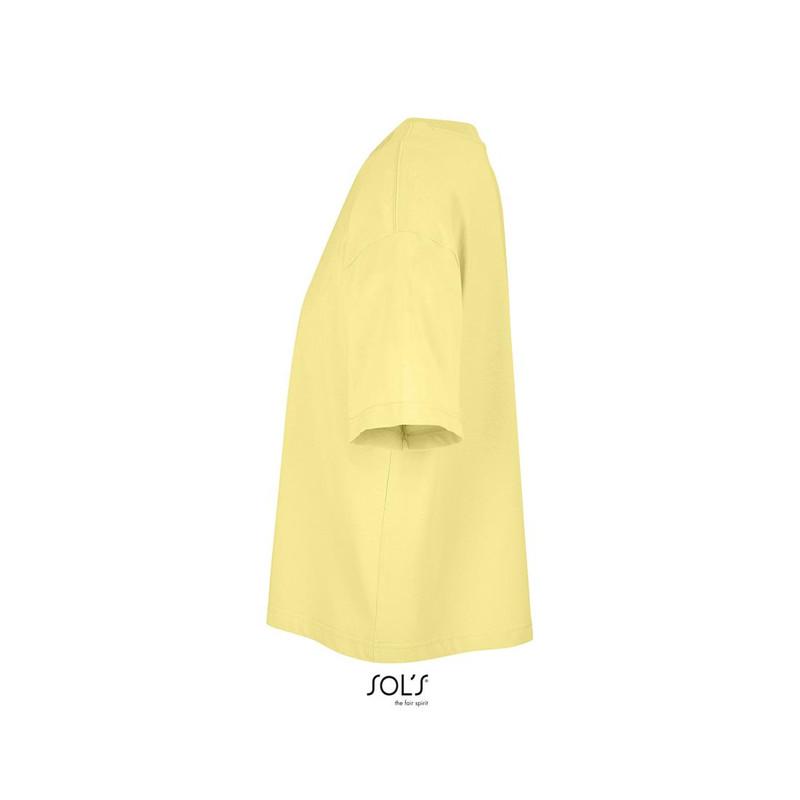 Damski t-shirt oversize SOL'S BOXY WOMEN-Light yellow