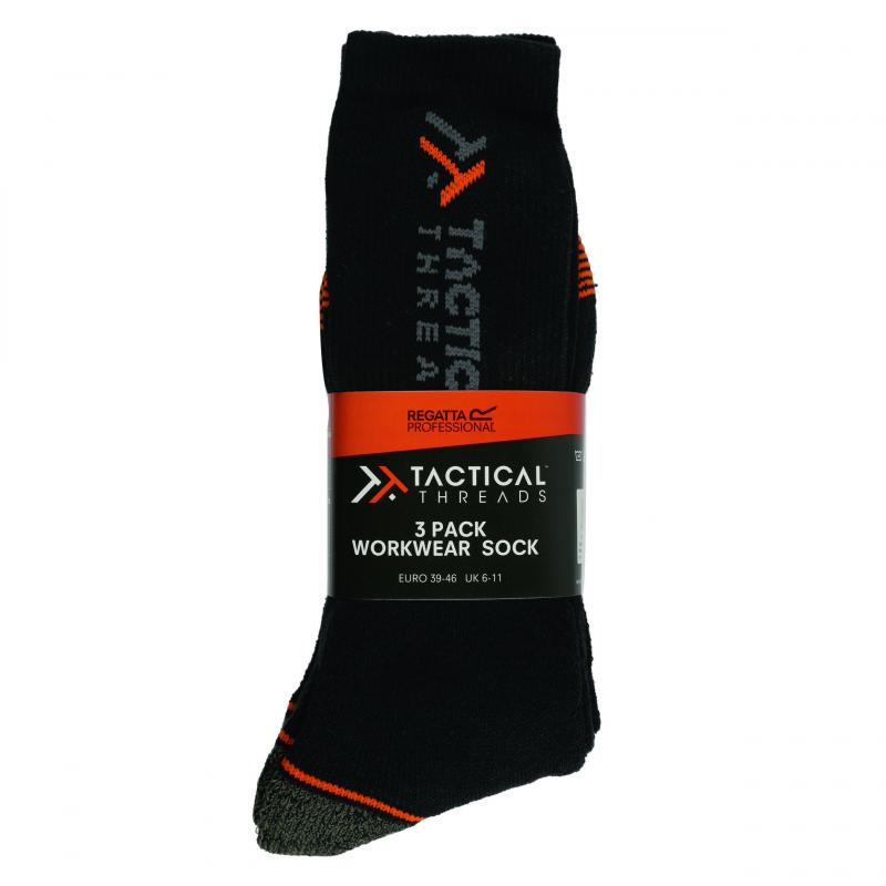 Zestaw skarpet roboczych Regatta Professional TACTICAL 3PACK  SOCKS-Black