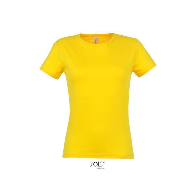 Klasyczna koszulka damska SOL'S MISS-Gold