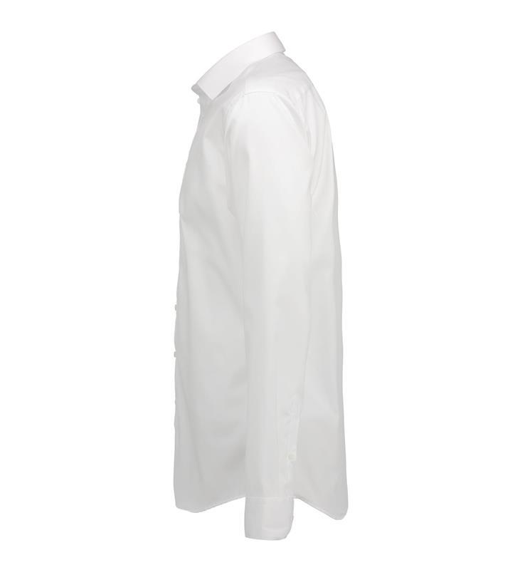 Męska koszula non iron SS Fine Twill slim SS30-White
