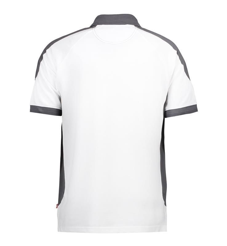 Koszulka polo unisex PRO WEAR kontrast 0322-White