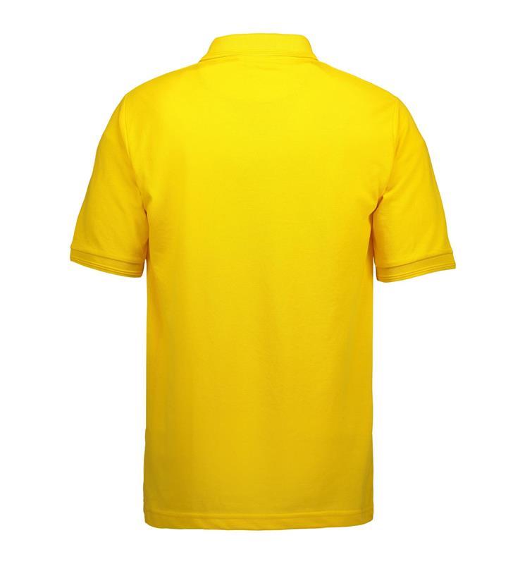 Męska koszulka polo z kieszonką ID 0520-Yellow