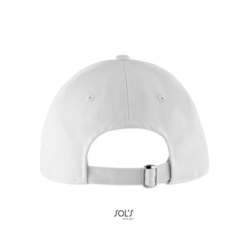 6-panelowa czapka z daszkiem SOL'S BLAZE-White