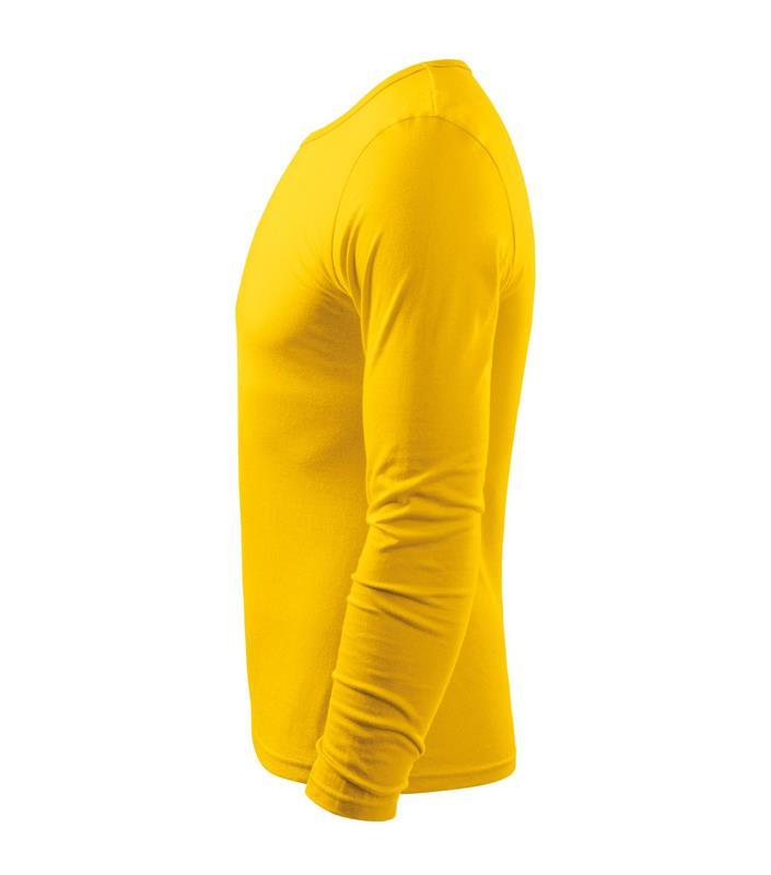 Męski t-shirt z długim rękawem MALFINI Fit-T LS 119-żółty