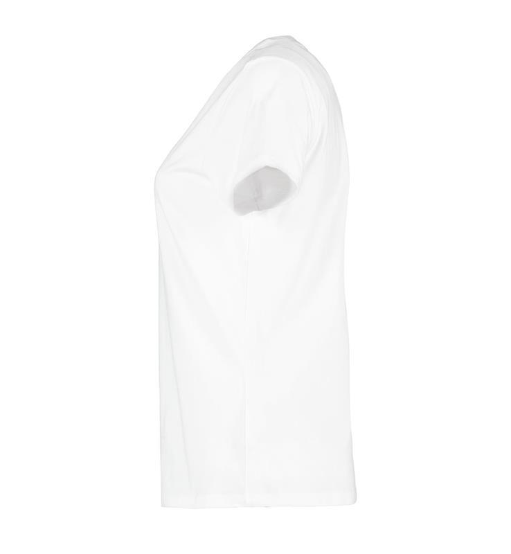 Damski t-shirt ekologiczny ID 0553-White