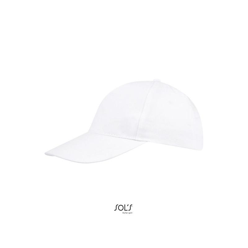 5-panelowa czapka z daszkiem SOL'S SUNNY-White