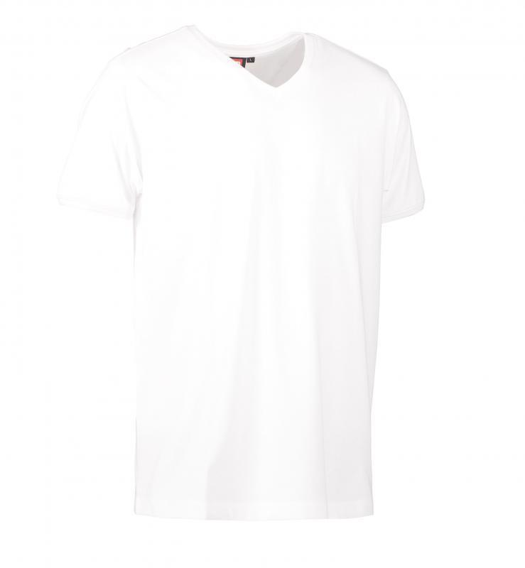 T-shirt męski PRO WEAR Care V-neck 0372-White