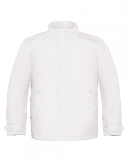 B&C Men´s Jacket Real+– White