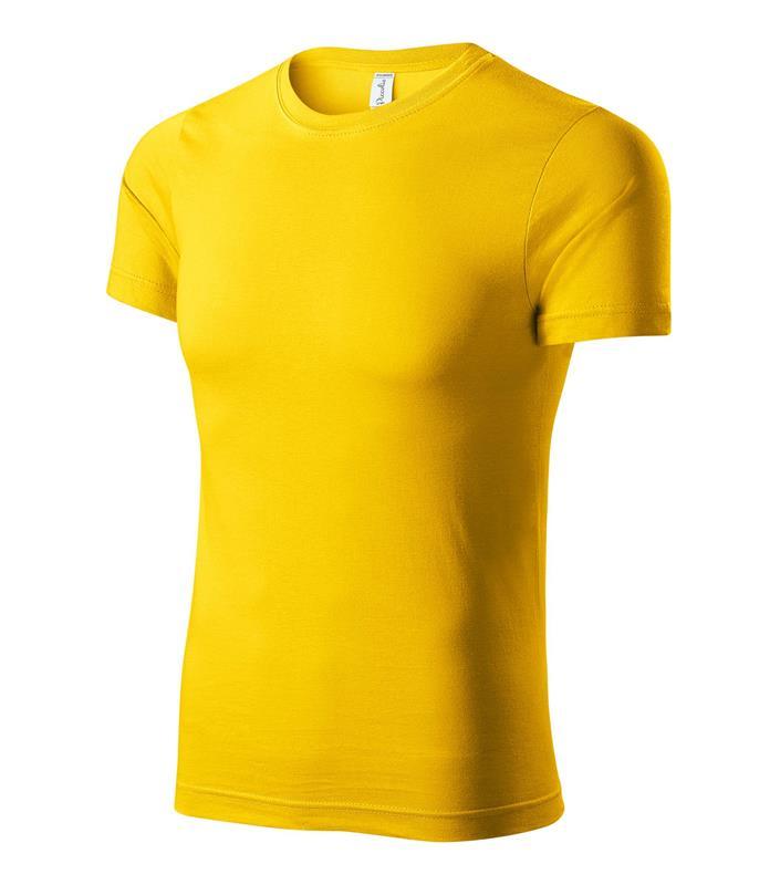 Koszulka unisex PICCOLIO Paint P73-żółty