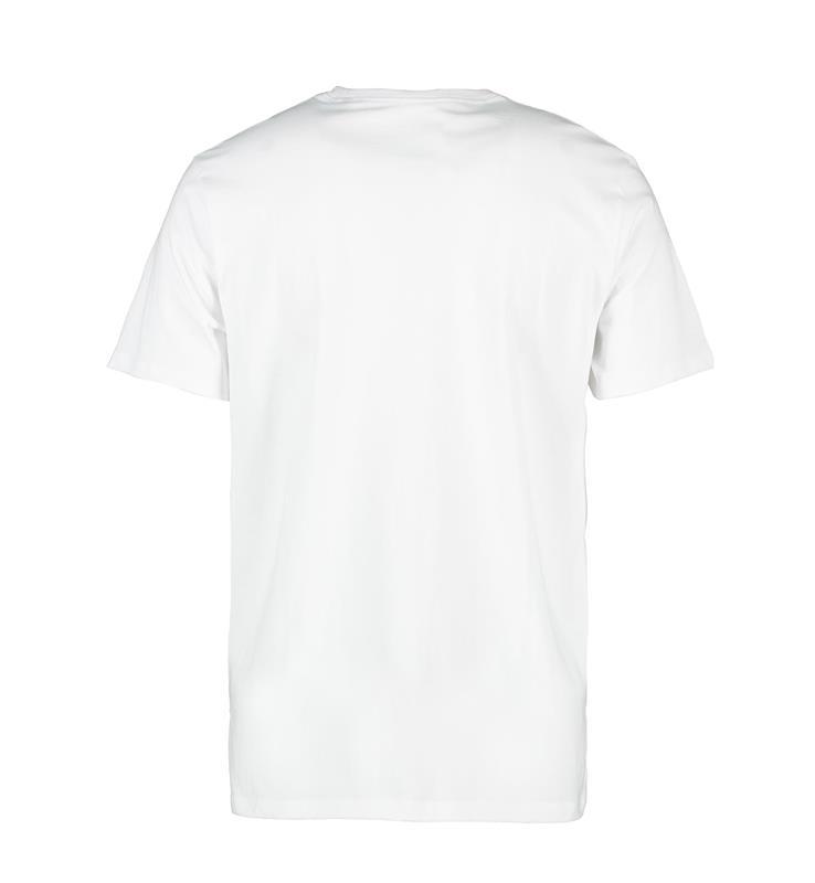 Męski t-shirt ekologiczny ID 0552-White