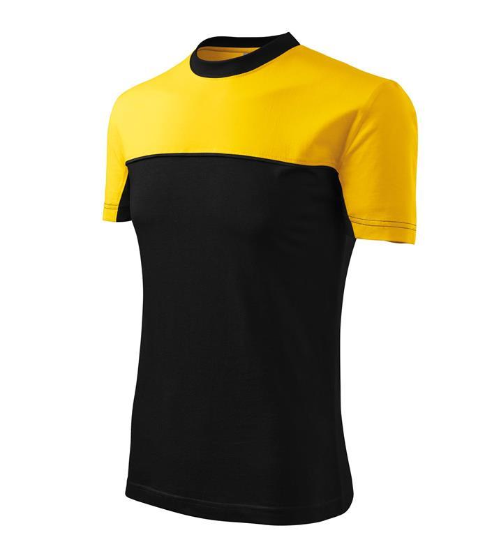 Kolorowa koszulka unisex MALFINI Colormix 109-żółty