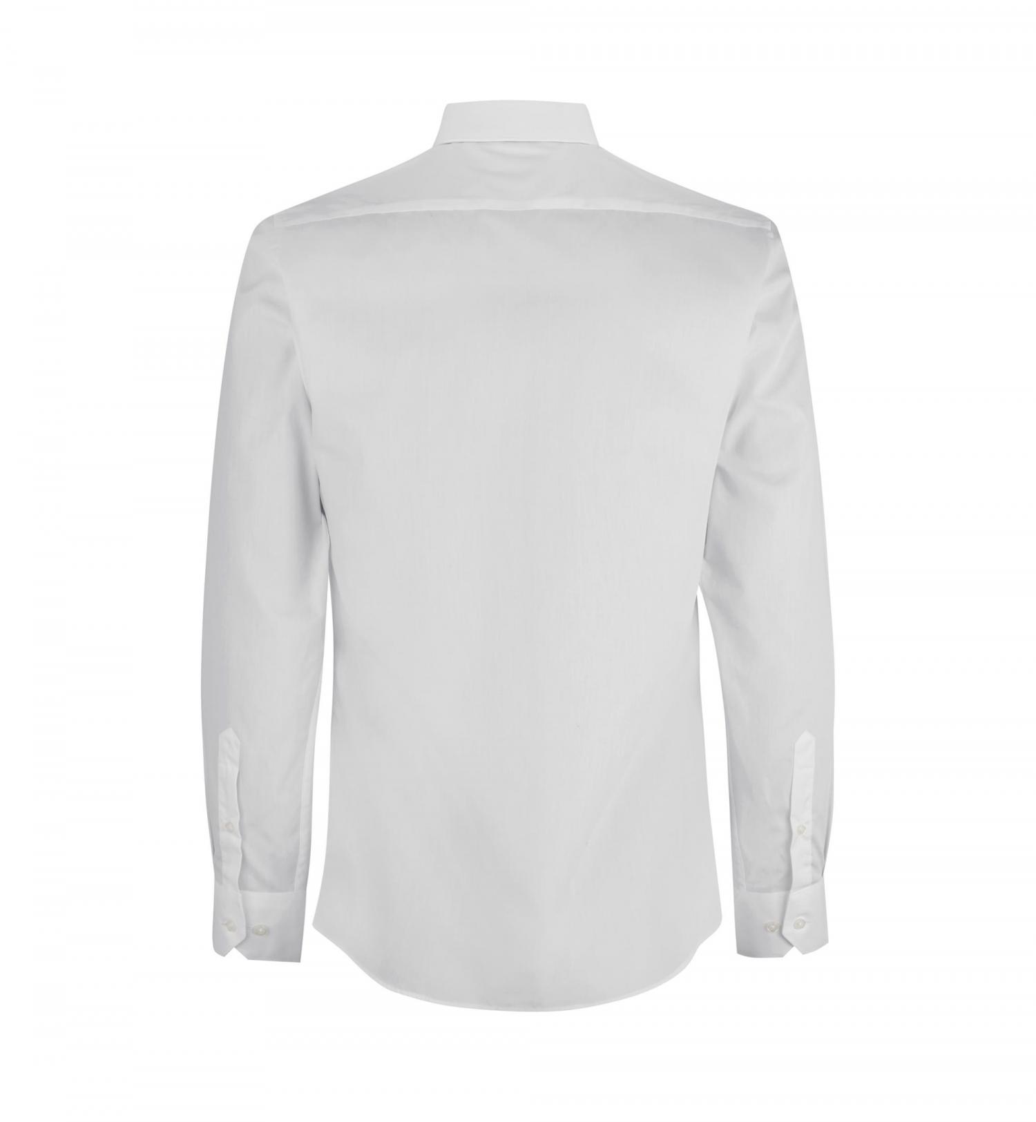 Koszula biznesowa easy care SS Poplin slim SS402-White