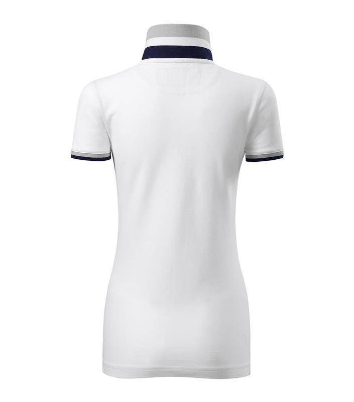 Damska koszulka polo MALFINI PREMIUM Collar Up 257-biały