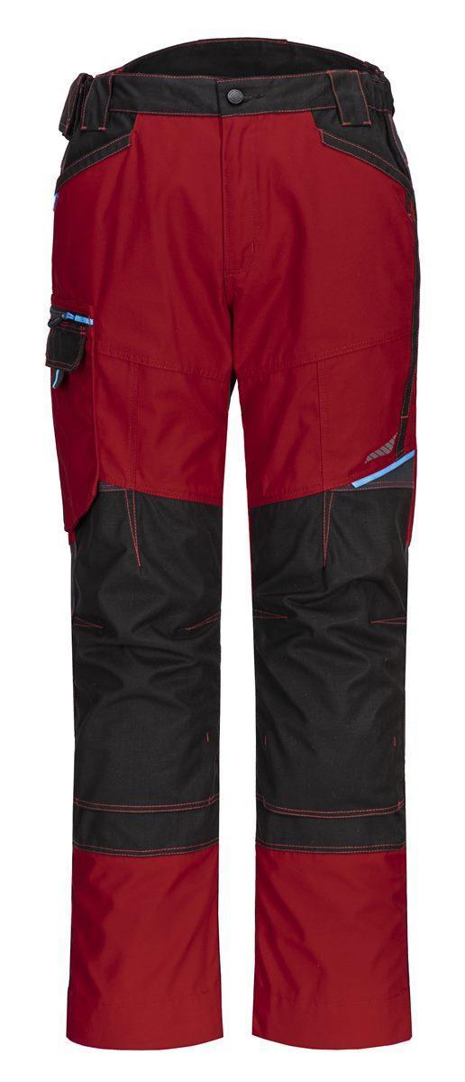 Elastyczne spodnie monterskie PORTWEST WX3 T701-Deep Red