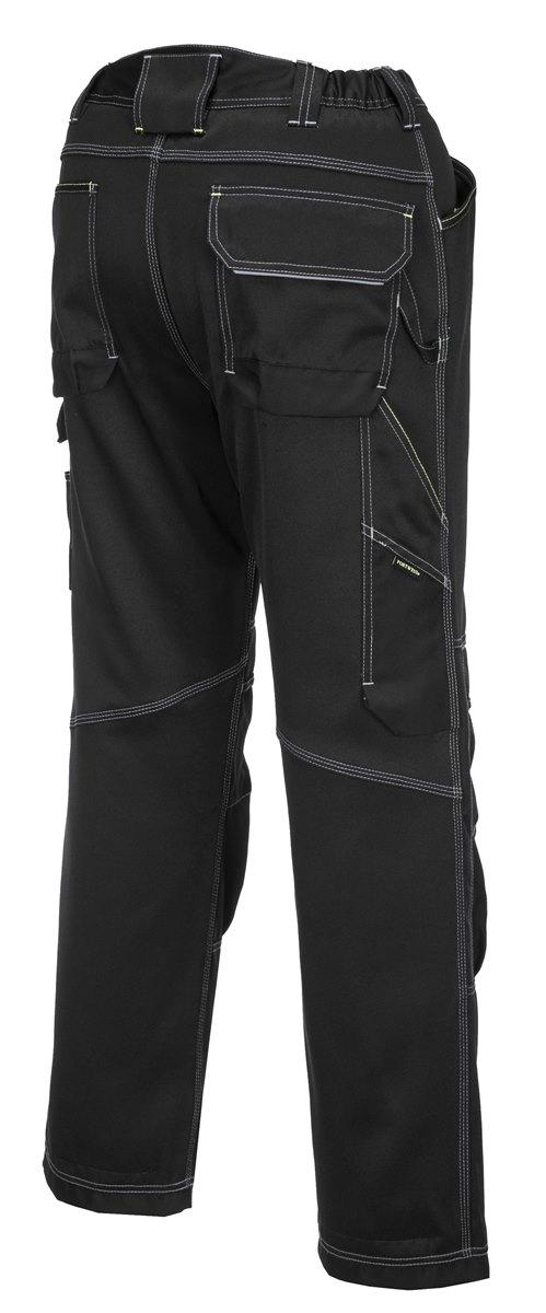 Wytrzymałe spodnie robocze PORTWEST PW3 T601-Black