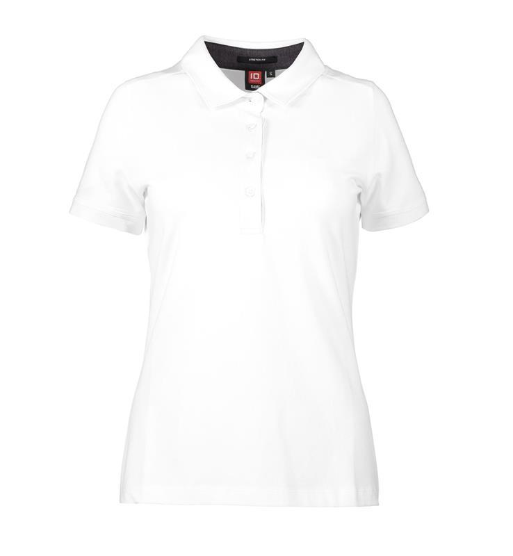 Damska koszulka polo premium ID 0535-White