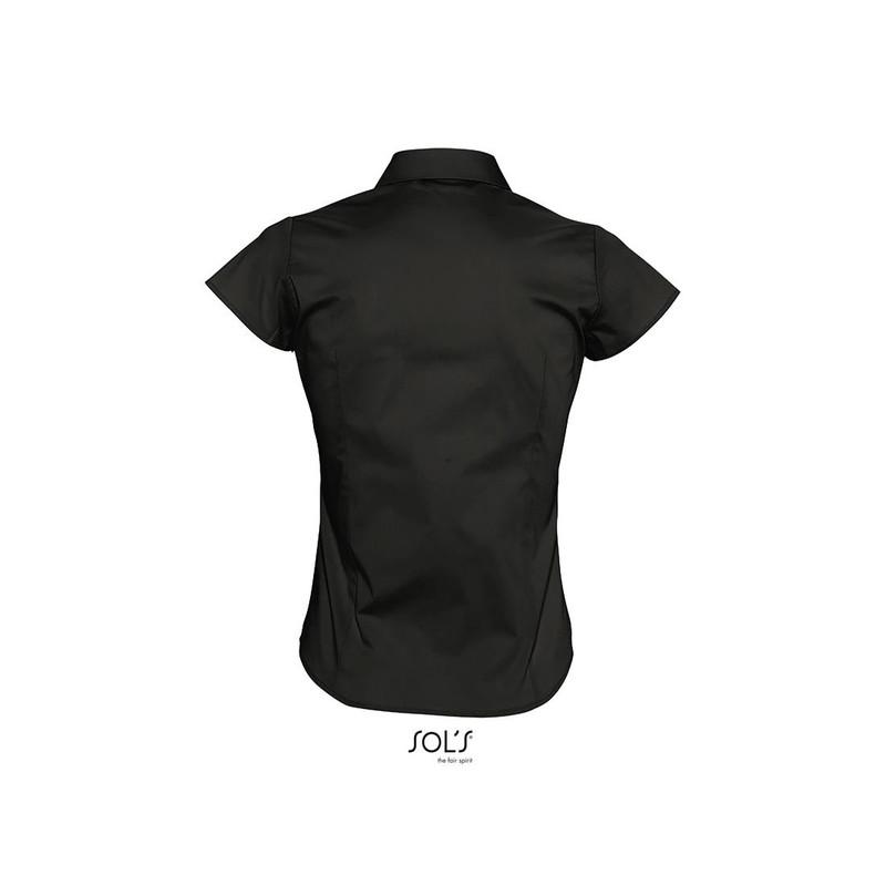Damska koszula z krótkim rękawem SOL'S EXCESS-Black
