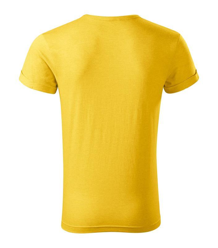 Koszulka męska MALFINI Fusion 163-żółty melanż