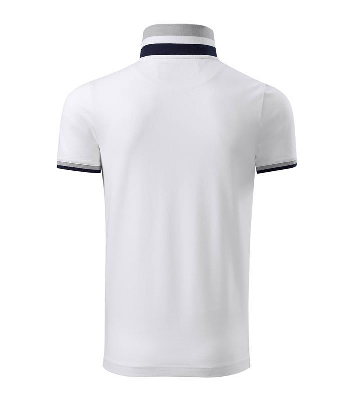 Męska koszulka polo MALFINI PREMIUM Collar Up 256-biały