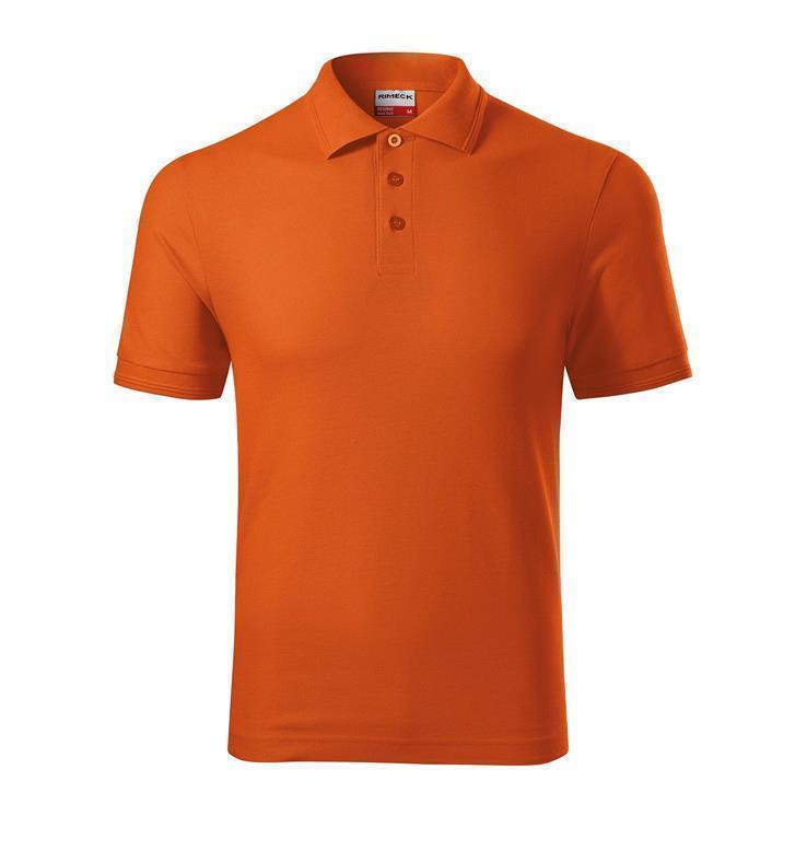 Męska koszulka polo RIMECK Reserve R22-pomarańczowy