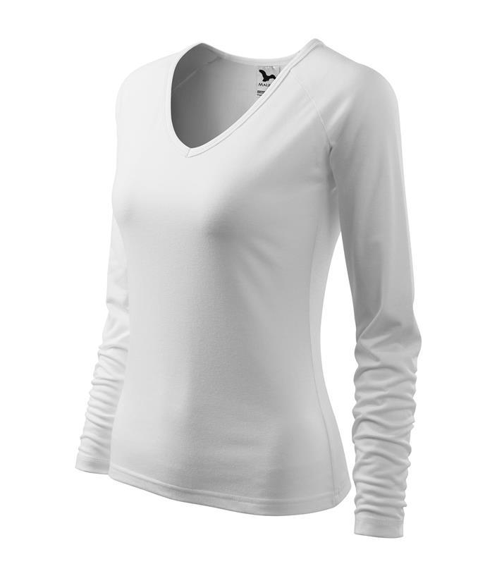 T-shirt koszulka damska MALFINI Elegance 127-biały