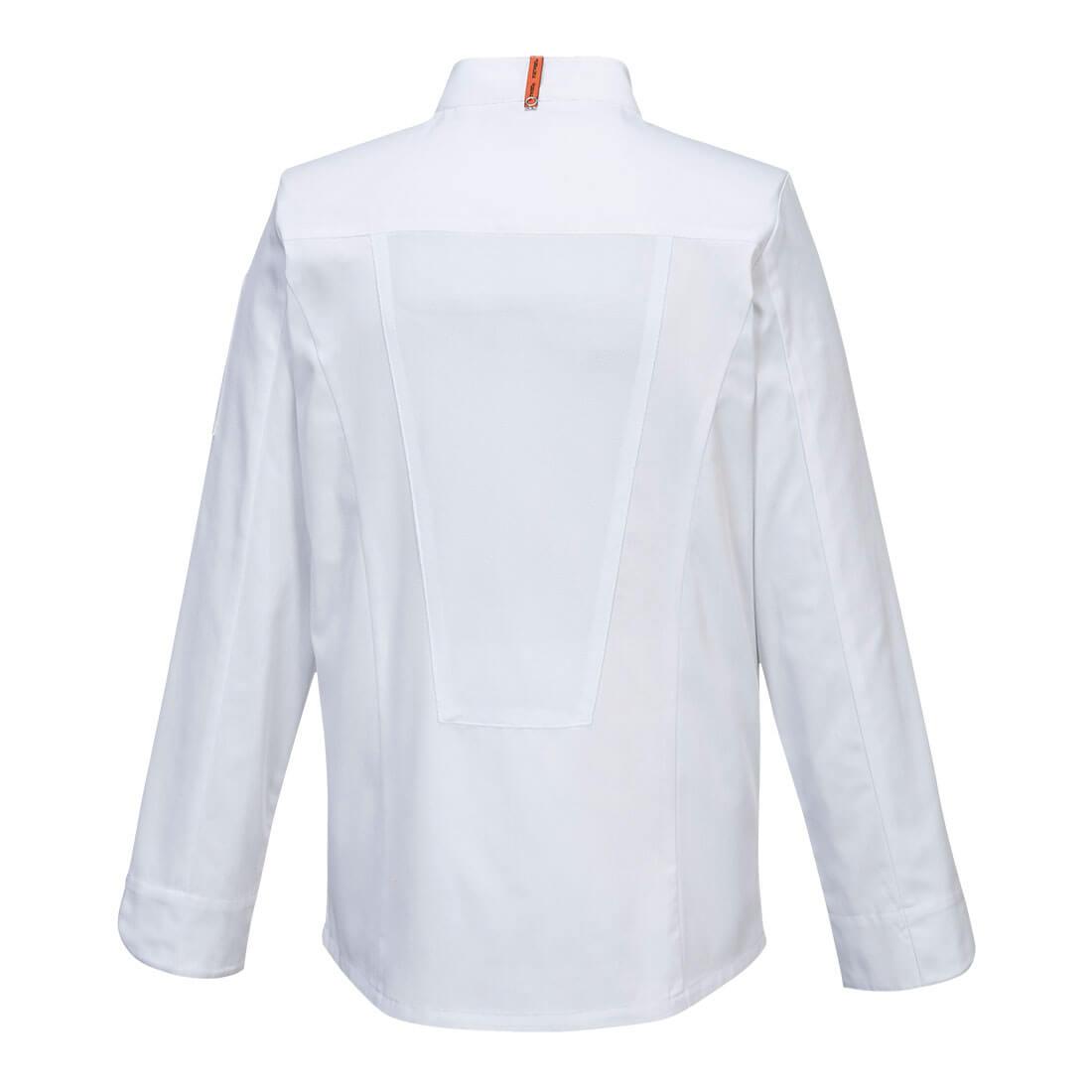 Bluza dla gastronomii PORTWEST Stretch MeshAir Pro C846-White