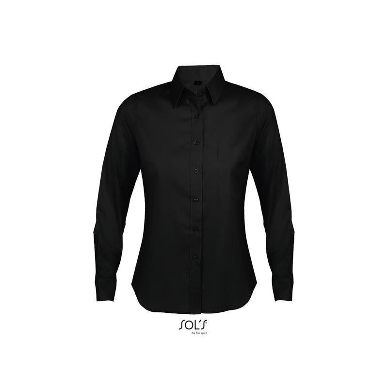 Damska koszula biznesowa SOL'S BUSINESS WOMEN-Black