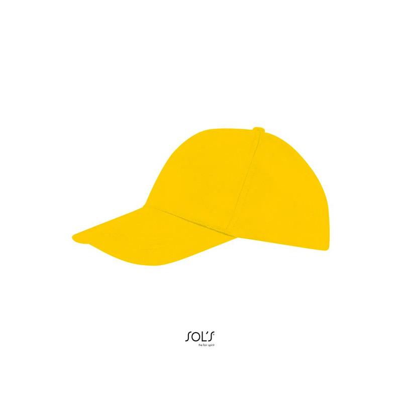 5-panelowa czapka z daszkiem SOL'S BUZZ-Gold