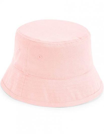 BEECHFIELD B90NB Junior Organic Cotton Bucket Hat-Powder Pink